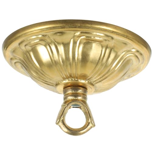Sosoport Chandelier Canopy Kit with Hook Ceiling Light Cover Plate for Pendant Light Fixture Mounting Bracket for Retro Industrial Indoor Lighting 3.46 X 3.46 X 0.59 in