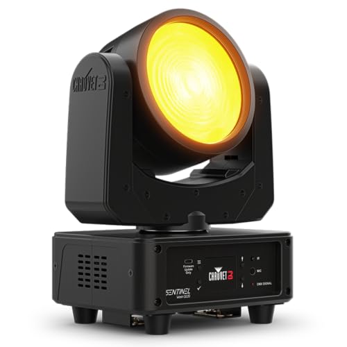 CHAUVET DJ Sentinel Wash Q120 Moving Head LED Wash Light with 120W RGBW LED, DMX Stage Lighting, 540° Pan & 260° Tilt, LCD Display, Master/Slave Mode, DJ, Party & Event Lighting