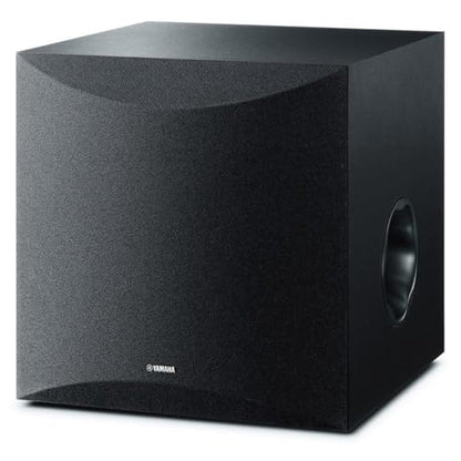 Yamaha Audio 10" 100W Powered Subwoofer - Black (NS-SW100BL) | 10-inch 100W powered subwoofer with Twisted Flare Port and Advanced YST II for movies, music and home theater