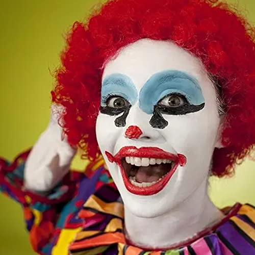 MEICOLY White Cream Face Body Paint,2.37Oz Large Tube Clown White Makeup,Water Based Full Body Paint for Adults and Kids,Halloween SFX Skull Joker Zombie Vampire Skeleton Goth Cosplay Mime Makeup - color: white face body paint