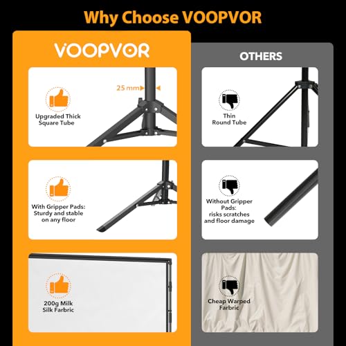 100 Inch Projector Screen with Stand, Portable Outdoor Movie Screen - size: 120"-275x200cm