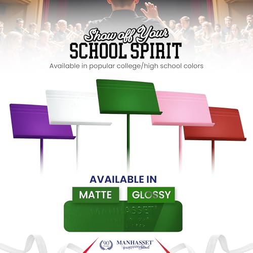 Manhasset 48 Symphony Music Stand for Sheet Music - Model 4801MGN - color: Green, Matte, size: Pack of 1