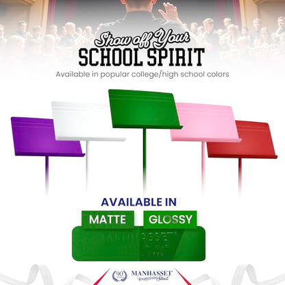 Manhasset 48 Symphony Music Stand for Sheet Music - Model 4801MGN - color: Green, Matte, size: Pack of 1