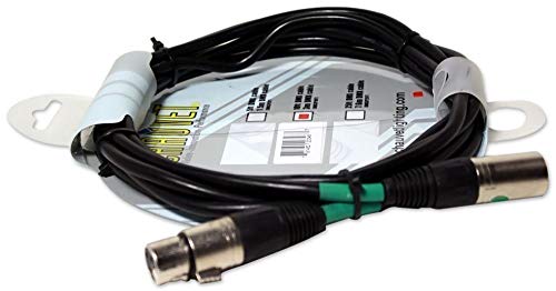 (8) Chauvet DMX3P10FT 10 Foot Male to Female 3 Pin DMX Lighting Cable