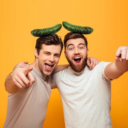 Pickle Headband,Funny Vegetable Hair Hoop for Halloween Cosplay | Pickle Headwear,Novelty Mini Food Headpieces,Halloween Cosplay,Carnival & Festivals,Photo Props,Costume Favor