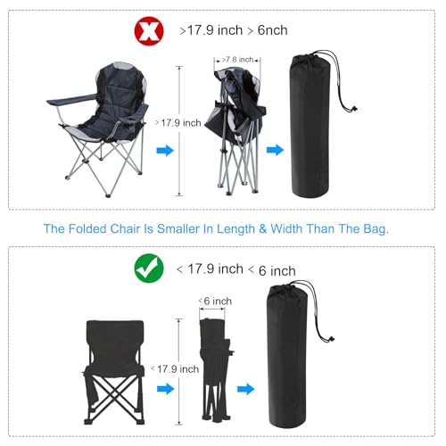 PATIKIL 17x6 Inch Ultra Mini Tripod Monopod Case Bag, 2 Pack Nylon Foldable Tripod Carrying Case Storage Bag with Shoulder Strap for Outdoor Travel Camping, Black - size: 17x6 Inch