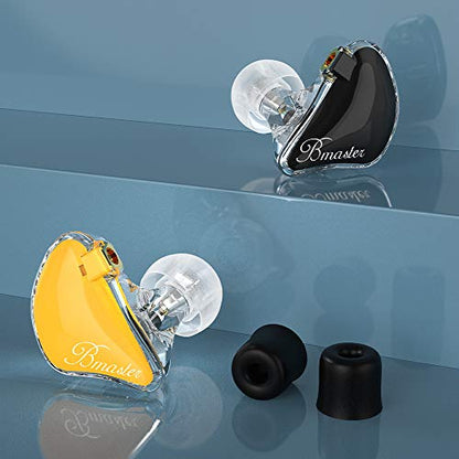 BASN Bmaster in Ear Monitor, Hybrid Triple Drivers Drummer IEM Headphones - color: Golden/Black