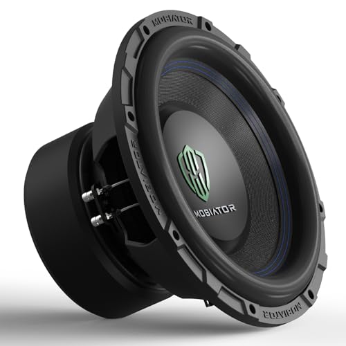 MOBIATOR-12 Inch Car Subwoofer 2000W Max 500W RMS, Dual Magnets(135Oz), 3 Inch Black Voice Coil, Dual Spider, 4 Ohm Heavy Gauge, Easy to Install, Black-S324 (MB-S324)