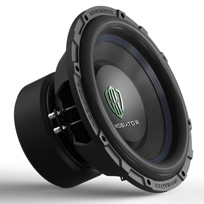 MOBIATOR-12 Inch Car Subwoofer 2000W Max 500W RMS, Dual Magnets(135Oz), 3 Inch Black Voice Coil, Dual Spider, 4 Ohm Heavy Gauge, Easy to Install, Black-S324 (MB-S324)