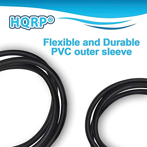 HQRP 2-Pack 3-Pin XLR Female to 5-Pin XLR Male DMX Lighting Cable 6 Inches, Compatible with Studio Light, DMX Stage Light Turnaround, Microphone, Mixer, 3-Pin XLR Female to 5-Pin XLR Male Adapter