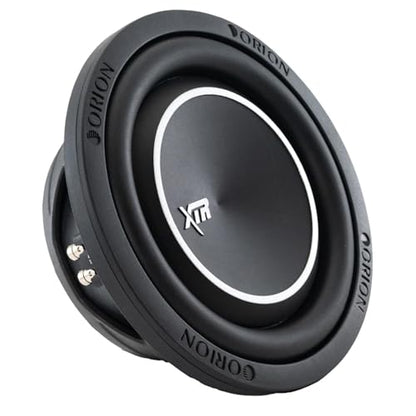 ORION XTR8SWD2 XTR Series 8" Shallow Subwoofer, 1200W, Dual 2 Ohm | 1200W Max, 300W RMS, Dual 2" Voice Coil, UV-Coated Cone, NBR Surround, Free Air, OEM Replacement - style: 8" - DUAL 2 OHM