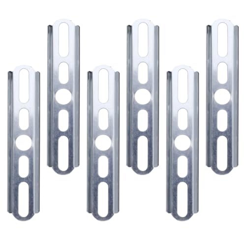 KUMGROT Light Fixture Mounting Bracket Crossbar Metal Square Kit for Pendant Ceiling Lights Ceiling Lighting Outdoor Lighting with Screws 6 Pcs 3.94" - size: 3.94 in