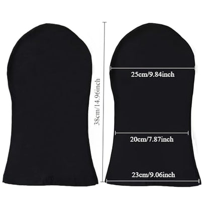 2 Pieces Full Face Mask, BW 2nd Skin Masks,Halloween Spandex Hood for Unisex Cloth - color: Skin