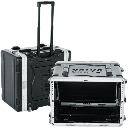 Gator Cases Rolling Lightweight 6U Rack Case, 19.25" Depth (GRR-6L) - size: 6U Rack Space