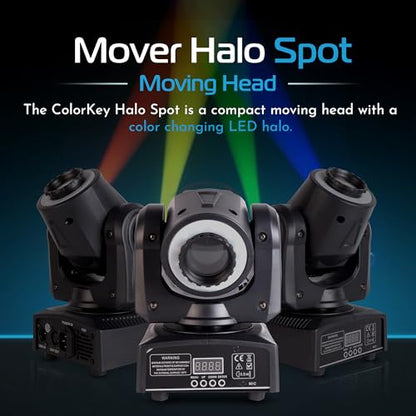 ColorKey Mover Halo Spot LED Moving Head (CKU01-5036) - style: Mover Halo Spot