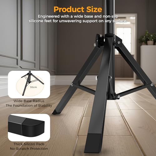 100 Inch Projector Screen with Stand, Portable Outdoor Movie Screen - size: 120"-275x200cm