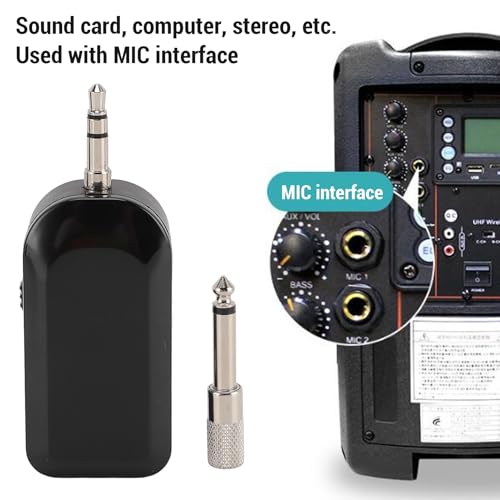 Tangxi 2.4G Wireless Instrument Microphone,360° Rotation Clip on Instrument Microphones Pickup System, Full Directional Condenser Mic for Saxophone Guitar Violin Cello Accordion