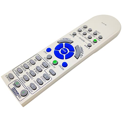 7N901171/ RMT-PJ39 Projector Remote Control Replacement | [INTECHING Make] For use with NEC NP-MC372X, NP-MC382W, NP-ME372W, NP-ME382U, NP-ME402X, NP-P525UL, NP-P525WL, NP-P605UL, NP- - style: 7N901171