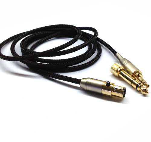 NewFantasia Replacement Audio Upgrade Cable Compatible with AKG K240, K240S, K240MK II, Q701, K702, K141, K171, K181, K271s, K271 MKII, M220, Pioneer HDJ-2000 Headphones 1.2meters/4feet - size: 1.2m