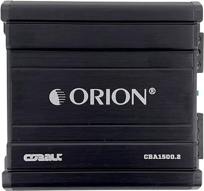 Orion Cobalt 2 Channel Amplifier - 750W RMS, 1500W Max, Class A/B, 2 Ohm Stable, Bass Boost, MOSFET, Car Audio Subwoofer Amp | 375W RMS, Adjustable Low/High Pass, Bass Boost, High Output Amplifier, 2/4 Ohm Stable, MOSFET Power