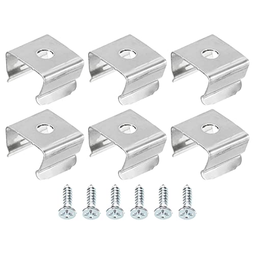 MECCANIXITY Rope Light Mounting Clips, Wall 50 Pack Wall Channel 50 Pack | Wall Channel Mounting Holder Accessories Waterproof LED Strip, Stainless Steel - size: 9.5mm to 12mm