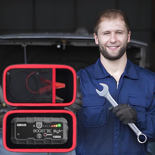 Lebakort Storage Case Compatible with Boost X GBX45 1250A 12V UltraSafe Portable Lithium Jump Starter Car Battery Booster Pack - size: for Boost X GBX45