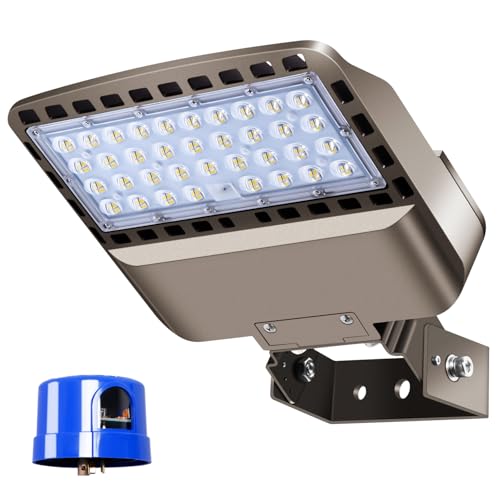 150W LED Parking Lot Light Dusk to Dawn Photocell 22500LM 5000K - size: 150W Trunnion*1