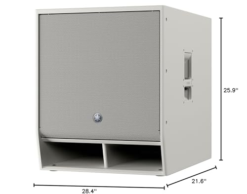 Yamaha DXS18XLF 18-inch 1600W Powered Subwoofer - color: White, size: DXS18XLF, style: Powered Subwoofer