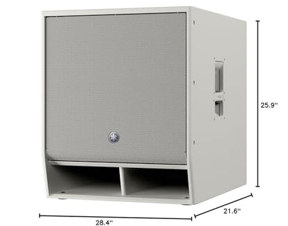 Yamaha DXS18XLF 18-inch 1600W Powered Subwoofer - color: White, size: DXS18XLF, style: Powered Subwoofer