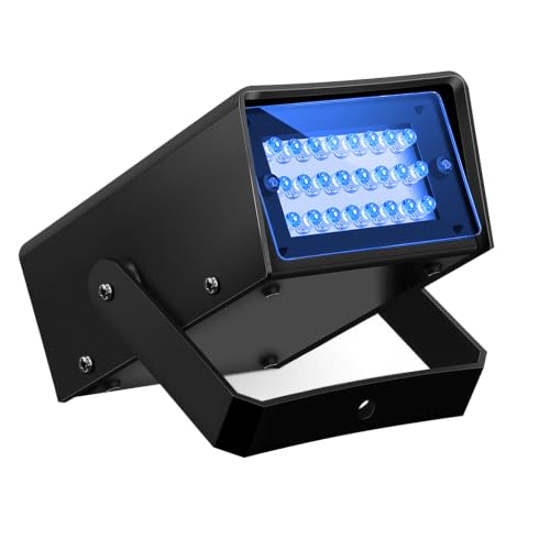 24 LED Mini Blue Strobe Light Dance Party Lights Super Bright LED - color: Blue