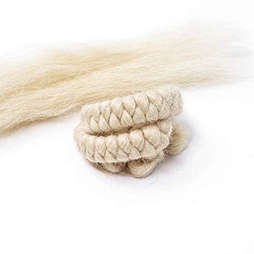 Mehron Makeup Crepe Hair - BLONDE, Special FX Fake Hair - color: Blond