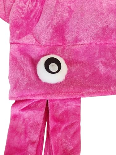 Kirei Sui Colorful Plush Squid Octopus Funny Halloween Party Crazy Hat Costume for Adults - color: Pink