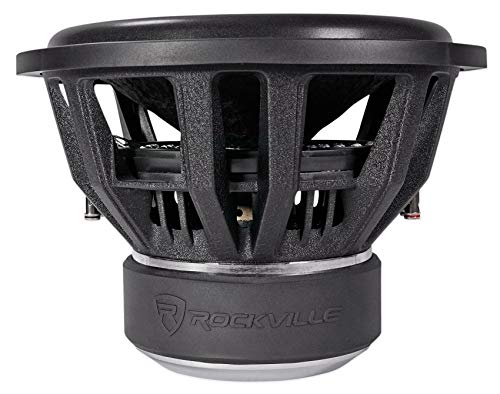 Rockville Destroyer 15D1 15" Dual 1-Ohm Competition Car Audio Subwoofer | USA Made Voice Coils, 8000W Peak, 2000W RMS, Dual 1-Ohm, Triple-Stacked 300 Oz Magnets, Cast Aluminum Basket, 35mm XMAX