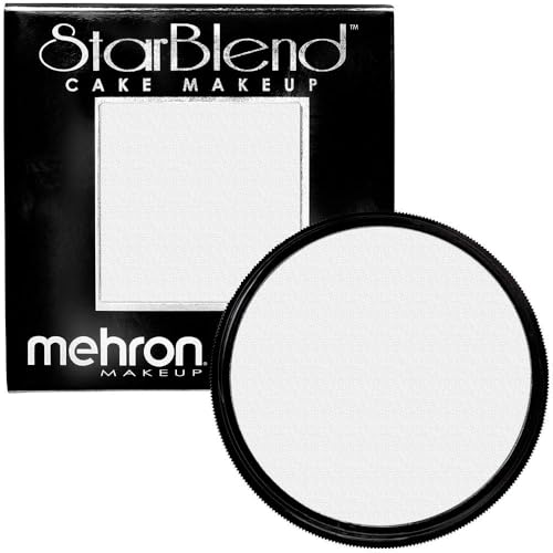 Mehron Makeup StarBlend Cake (2 oz) (White) - color: White, size: 2 Ounce (Pack of 1)
