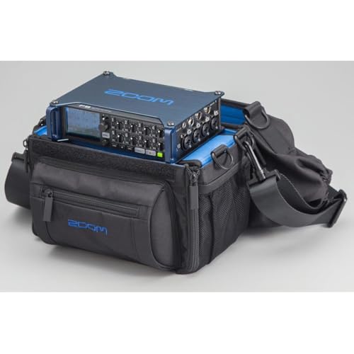 Zoom PCF-8n Production Case for F8n, F8, F4, Multiple Compartments and Pockets, Access to Inputs and Outputs, Protective Screen to Protect From Rain and Dust - size: 6.30