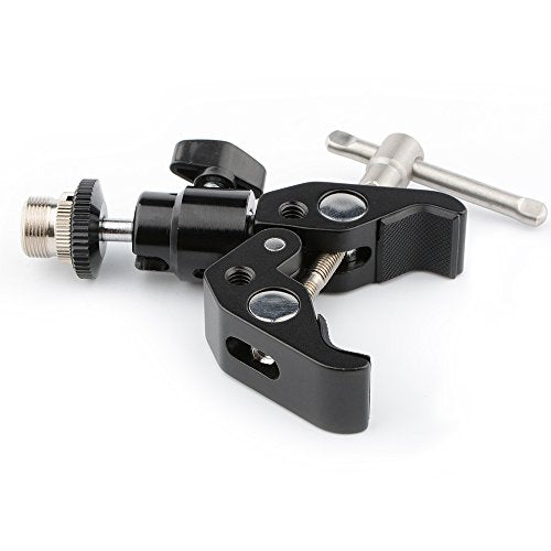 CAMVATE Crab Clamp Articulated 1/4 Mini Ball Head for Microphones - 1465 (Pack of 4) - size: Mini (Pack of 4)