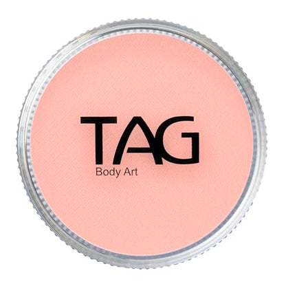 TAG Professional Face and Body Paint, Pastel Peach 32gm, non toxic, hypoallergenic, easy to wash off, ideal for Kids Parties, Halloween, Cosplay and Events