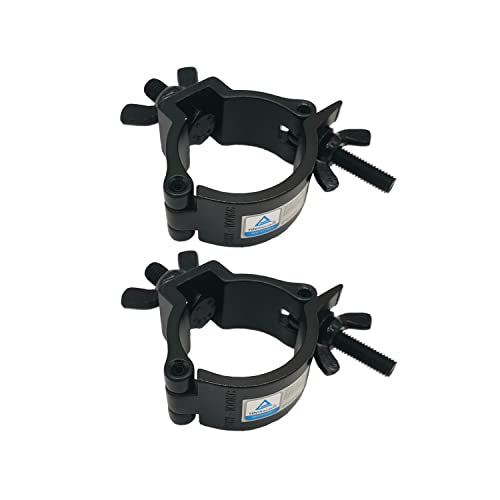 2 Pcs 2" Lighting Truss Clamp Aluminum Alloy Stage Lights Clamp Mount