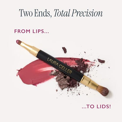 LAURA GELLER Makeup Brushes - 22 Dual-Ended Lip + Eyeshadow Brush - style: 22 Dual-Ended Lip + Eyeshadow Brush