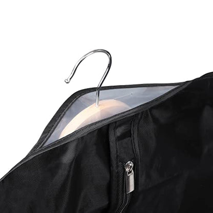 Univivi Suit Cover Bag Garment Bag for Closet Storage, 43 Inch, Set of 16 | Travel Bag with Zipper and Visible Transparent Window, Oxford Fabrics, Foldable Washable Suit Cover for Jacket, Suits, Coats - size: 24"X43"-16pcs - Oxford