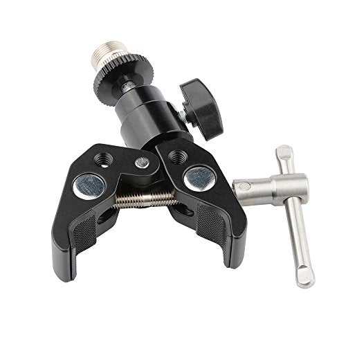CAMVATE Crab Clamp Articulated 1/4 Mini Ball Head for Microphones - 1465 (Pack of 4) - size: Mini (Pack of 4)