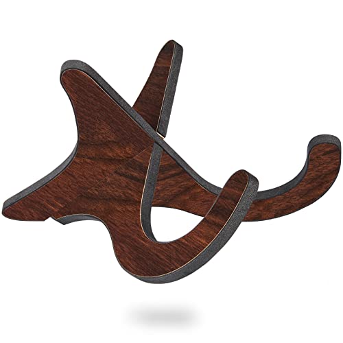 Ukulele Stand, Instrument Stand, Portable Mandolin Stand Ukelele Accessory - color: Ukulele Stand-Black Walnut