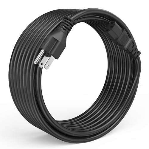 AC in Power Cord Outlet Plug Lead Compatible with Chauvet DJ Intimidator Spot 150 LED DMX Moving Head Yoke Light Effect