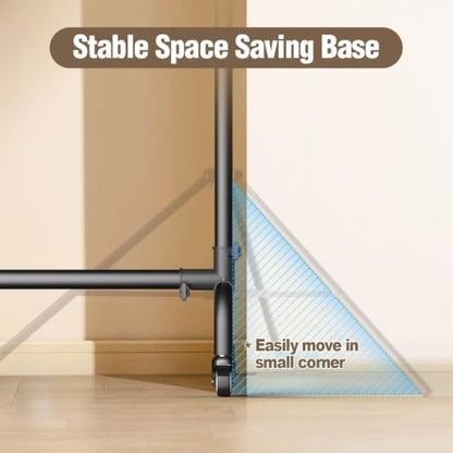 EMART 10 x7.5ft Rolling Backdrop Stand with Wheels, Adjustable and Moveable