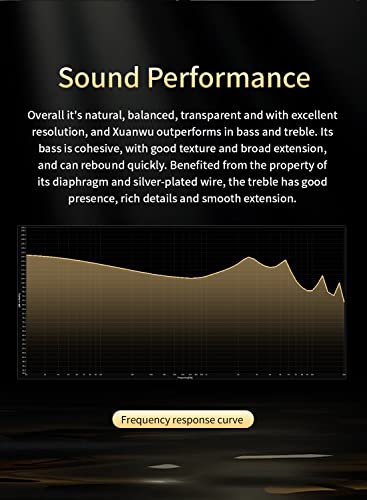 keephifi KBEAR Xuanwu in Ear Monitor Headphones for Musician Singer Audiophile, IEM Earphone 1DD Electroplating Mirror Wired Earbuds with Detachable 2Pin OFC Silver Plated Cable (Silver, No Mic)
