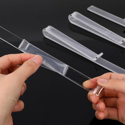 6 Pcs Music Stand Clips, Clear Acrylic Music Book Stand Page Holder Clip to Hold Book Open, Piano Book Holder Clips for Wind for Musician Composer Pianist Outdoor Gig Rehearsal Easy Reading