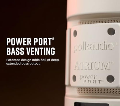 Polk Audio Atrium 6 All-Weather Outdoor Speakers with Bass Reflex Enclosure (Pair, Black), Broad Sound Coverage, Speed-Lock Mounting System (Pack of 4) - color: Black, size: 4 Speakers, style: Atrium 6