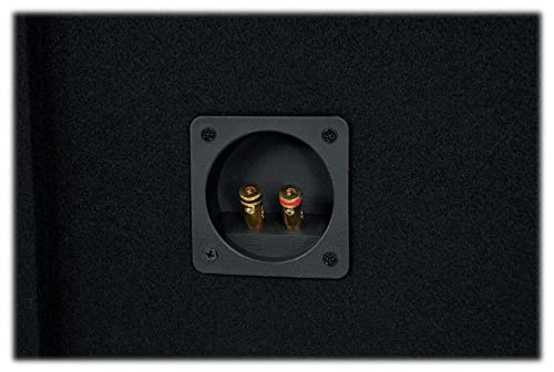 Rockville RV208P Dual 8" Car Audio Subwoofers in Vented Enclosure Box | 800W Peak/400W RMS, 4 Ohm, Gold-Plated Terminals, Ported MDF Cabinet, 15° Angled, Polypropylene Cone, Tweed Carpet - style: Dual 8"