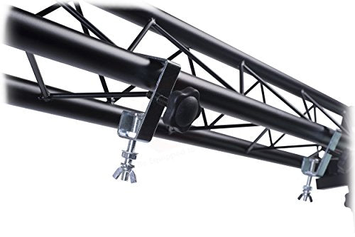 GRIFFIN Triangle Lighting Truss Stand System 15FT (Hand-CrankUP Plus) – DJ Booth Trussing Kit for Light Cans & Speakers – Pro Audio Stage Platform Hardware Package – Music Equipment Mount Gear Holder