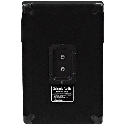 Seismic Audio - Pair of 8" PA DJ Pro Audio Band Speakers 150 Watts - Use as a Main or a Monitor - Karaoke - size: Pair